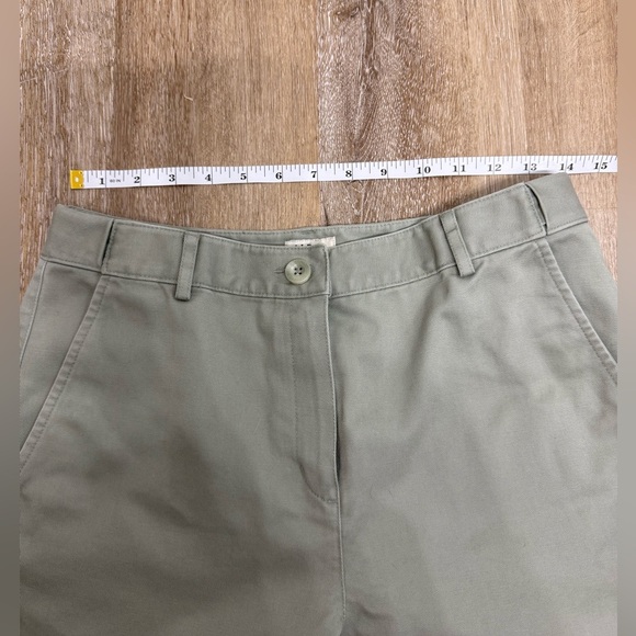 L.L. Bean Size 6 Women's Light Green Boot Cut Pants Straight Leg - Picture 4 of 10